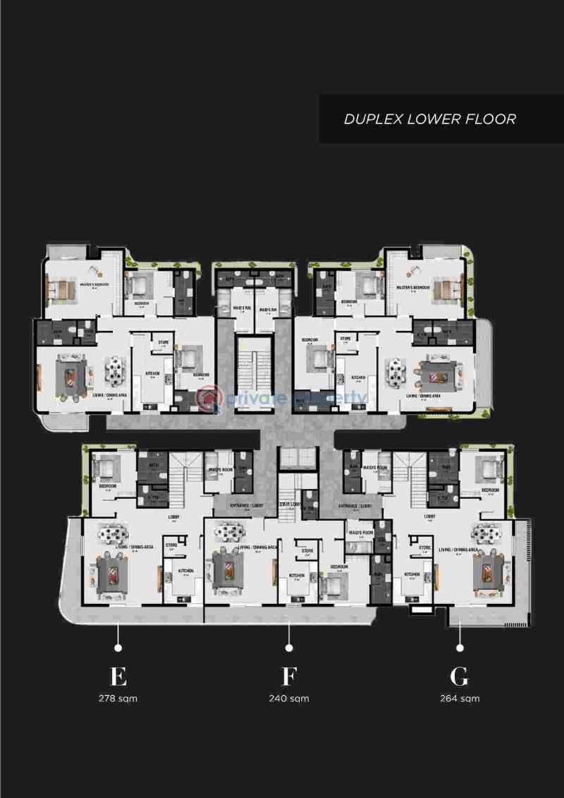 Luxury 4 bedroom maisonette in eko atlantic city   - 282 sqm - 24 months payment plan - 6 4 bedroom House For Sale The Hives Tower, Eko Atlantic City* Victoria Island Lagos - 6