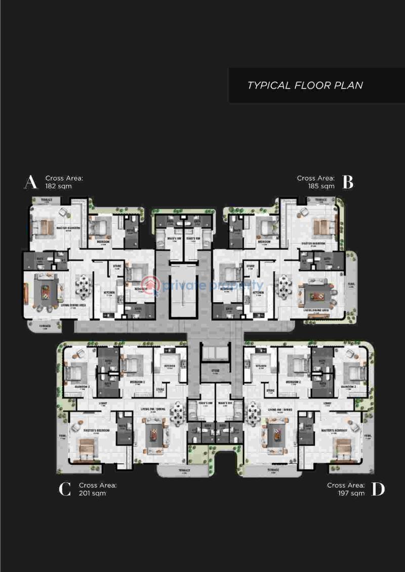 Luxury 4 bedroom maisonette in eko atlantic city   - 282 sqm - 24 months payment plan - 5 4 bedroom House For Sale The Hives Tower, Eko Atlantic City* Victoria Island Lagos - 5
