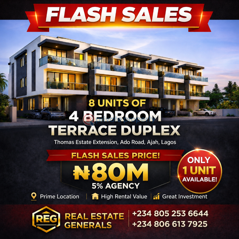 4 bedroom Terraced Duplex For Sale Thomas Estate Extension Off Ado Road Thomas Estate Ajah Lagos - 5