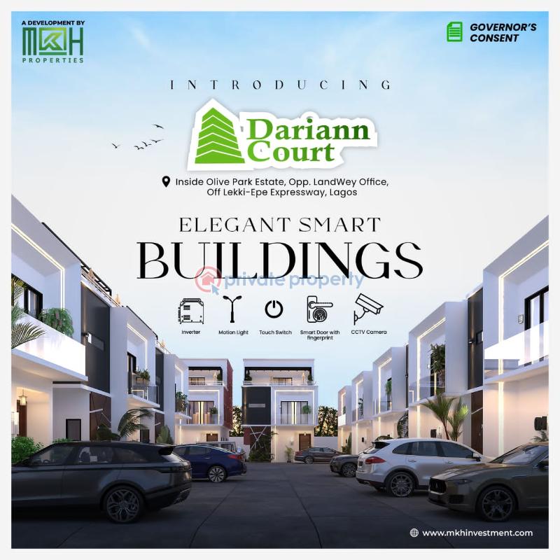 4 bedroom Terrace For Sale  Lagos Business School Frsc Office Blenco Supermarket Landwey Office Ajah Lagos - 1