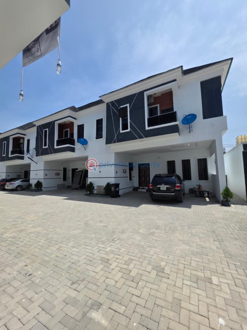 4 bedroom Terraced Duplex For Rent Off Mobil Road Ilaje Lekki Scheme 2 Ajah Lagos - 1