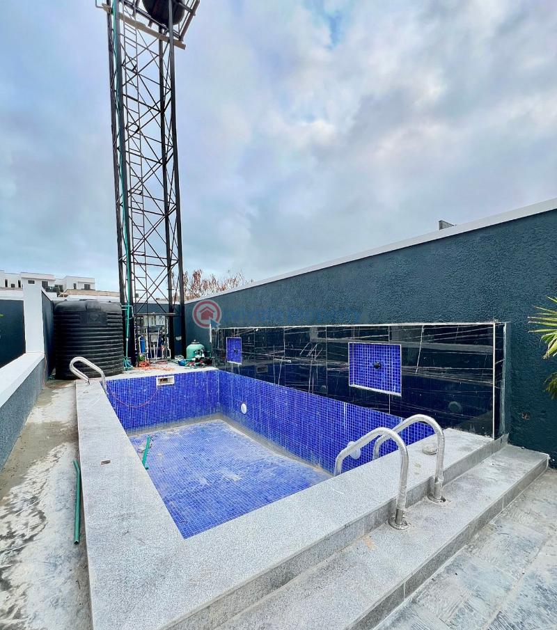 Luxury 4 bedroom terrace swimming pool duplexes - 1 4 bedroom Terraced Duplex For Sale Ikate Elegushi Lekki Lagos - 1