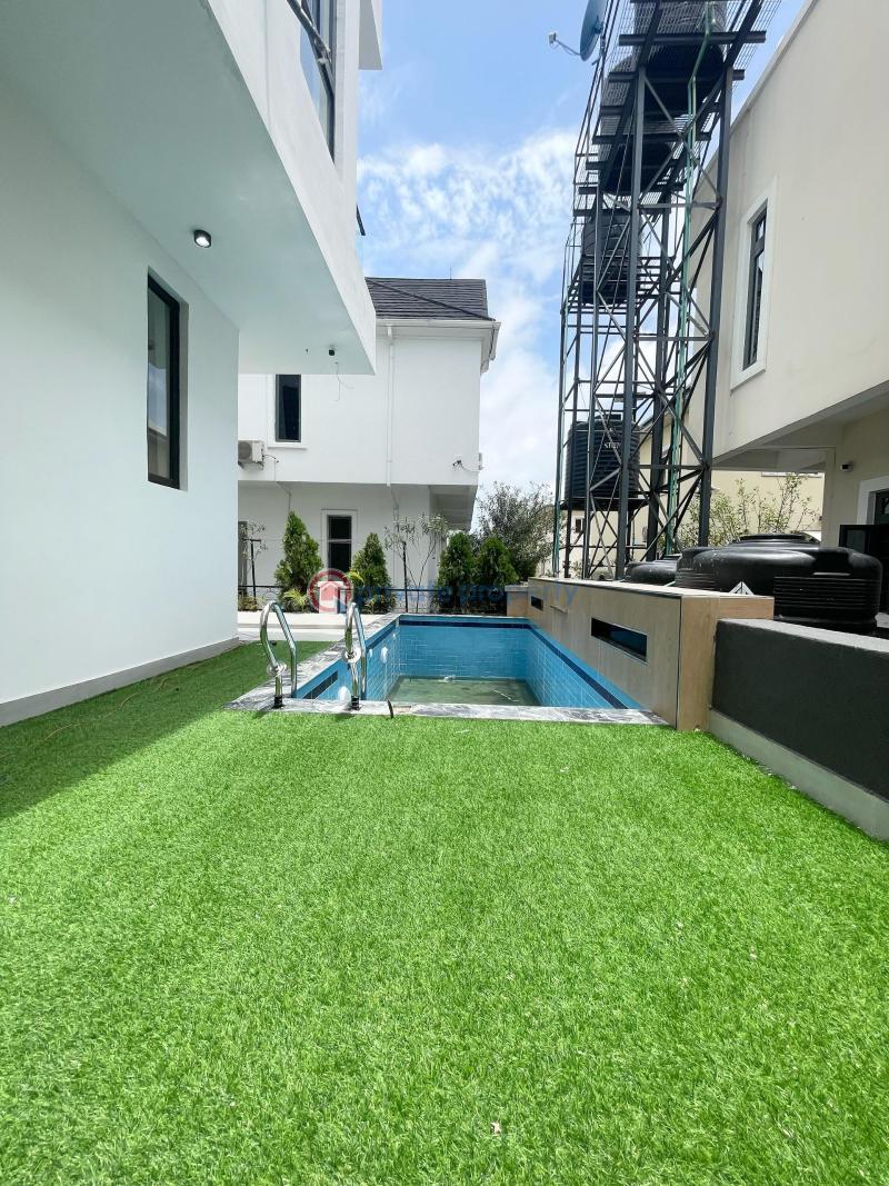Luxury 5 bedroom detached duplex with cinema , gym and pool in osapa - 3 5 bedroom Duplex For Sale Osapa London Osapa Lekki Lagos - 3