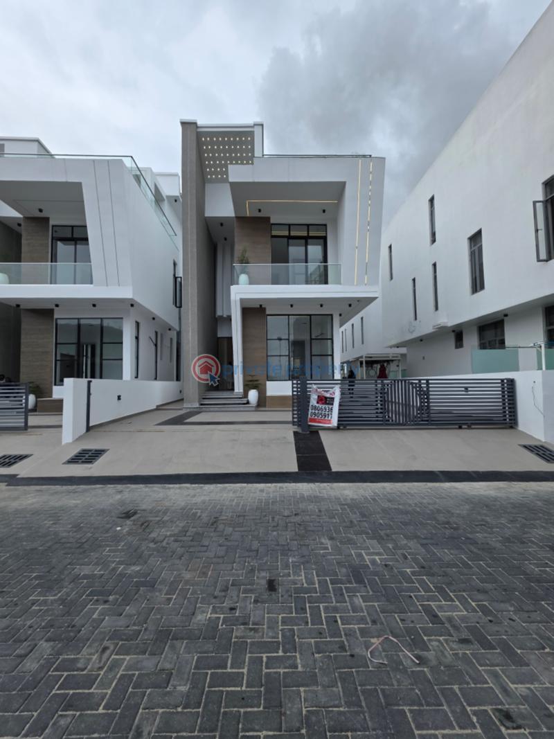 Luxury 5 bedroom detached duplex with cinema + swimming pool - 0 5 bedroom Detached Duplex For Sale Palm Residence Osapa London Lekki Lagos - 0