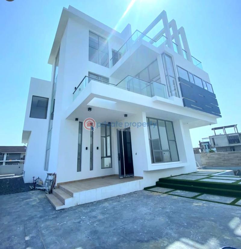 Luxury 5-bedroom duplex - 1 5 bedroom Detached Duplex For Sale Pinnock Beach Estate Osapa London Lekki Lagos - 1