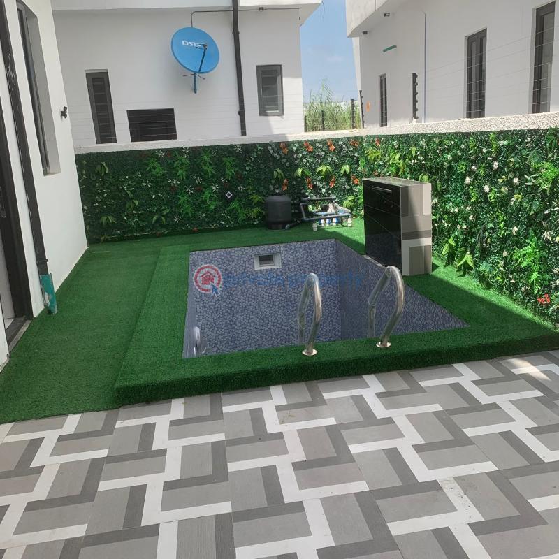 Luxury 5 bedroom duplex with bq pool gym - 6 5 bedroom Detached Duplex For Sale Ajah Lekki Palm City Lekki Phase 2 Lagos - 6