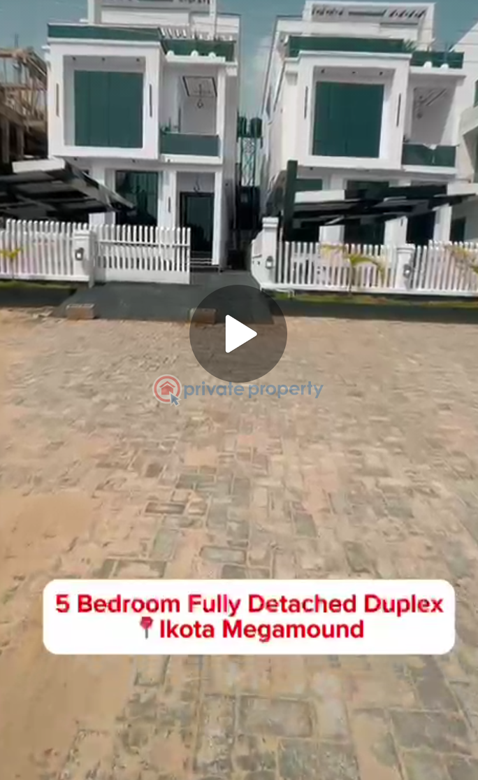 5 bedroom House For Sale Megamond Estate Ikota Lekki Lagos