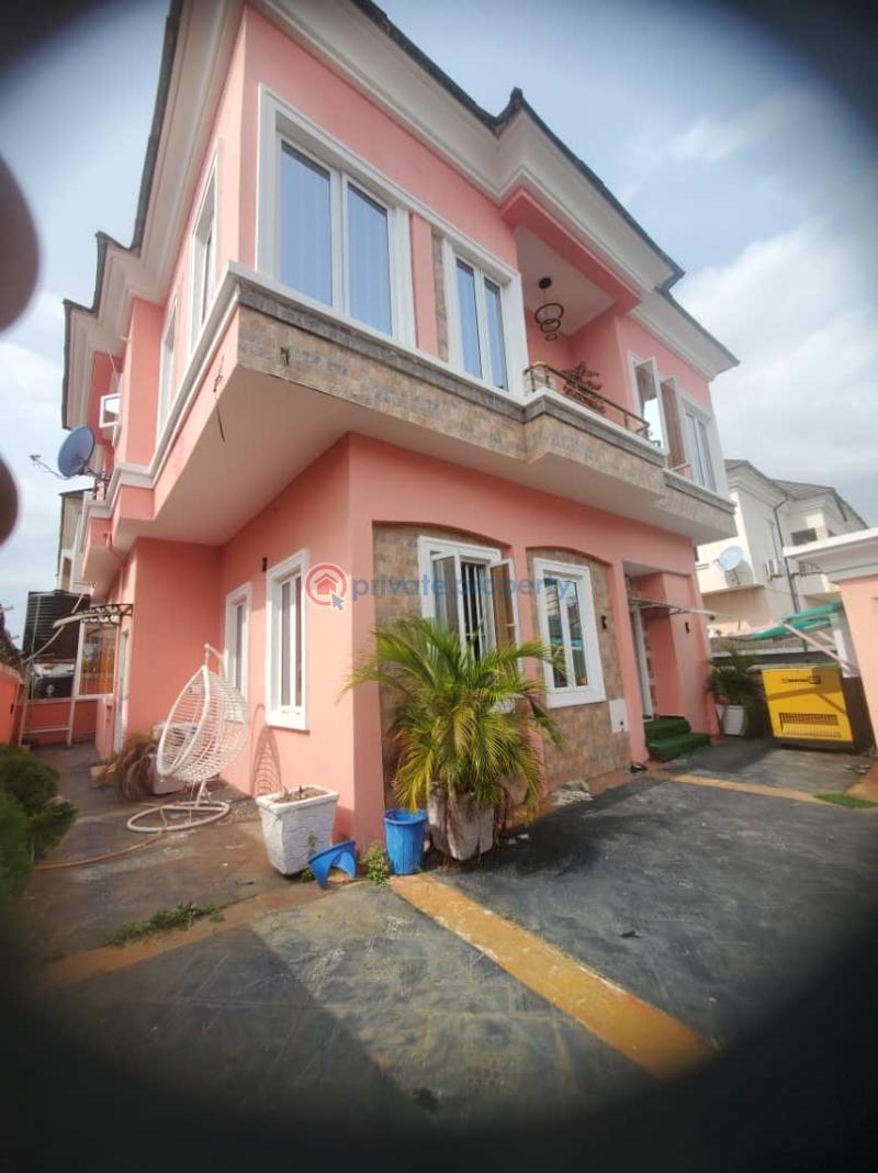 Luxury 5-bedroom fully detached duplex + bq for rent in chevron, lekki - 5 5 bedroom Detached Duplex For Rent Chevron Drive Lekki Lagos - 5