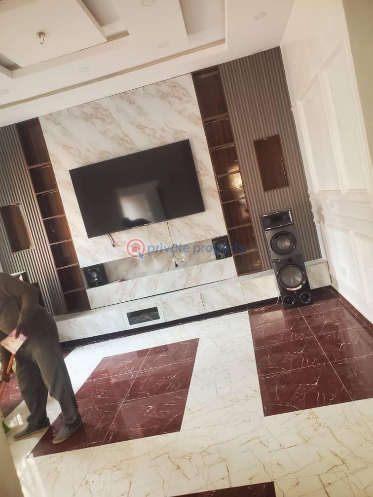 Luxury 5-bedroom fully detached duplex + bq for rent in chevron, lekki - 7 5 bedroom Detached Duplex For Rent Chevron Drive Lekki Lagos - 7
