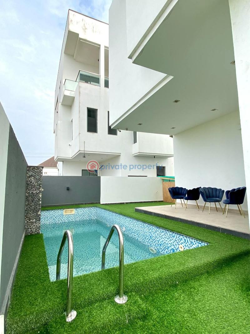 5 bedroom Detached Duplex Short let Pinnock Beach Estate Osapa Osapa Lekki Lagos - 13
