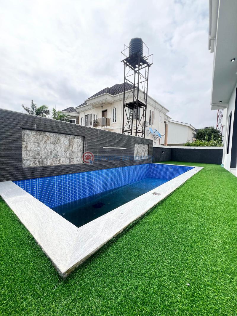 Luxury 5 bedroom fully detached duplex with bq, pool - 1 5 bedroom Duplex For Sale Megamount Estate Lekki County Homes Ikota Lekki Lagos - 1