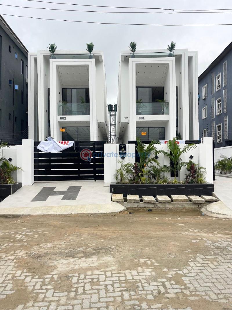 Luxury 5 bedroom fully detached duplex with pool in chevron lekki - 3 5 bedroom Duplex For Sale Chevron Lekki Chevron Drive Lekki Lagos - 3