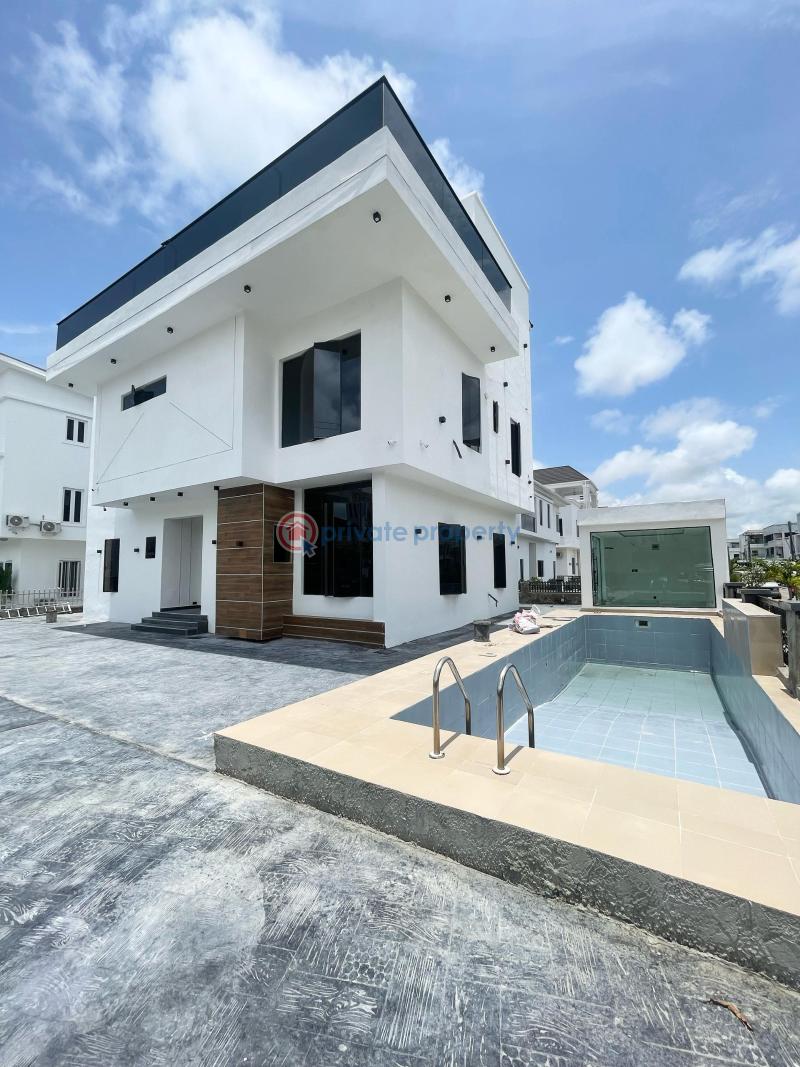 Luxury 5 bedroom fully detached duplex with pool in osapa - 1 5 bedroom Duplex For Sale Osapa London Osapa Lekki Lagos - 1