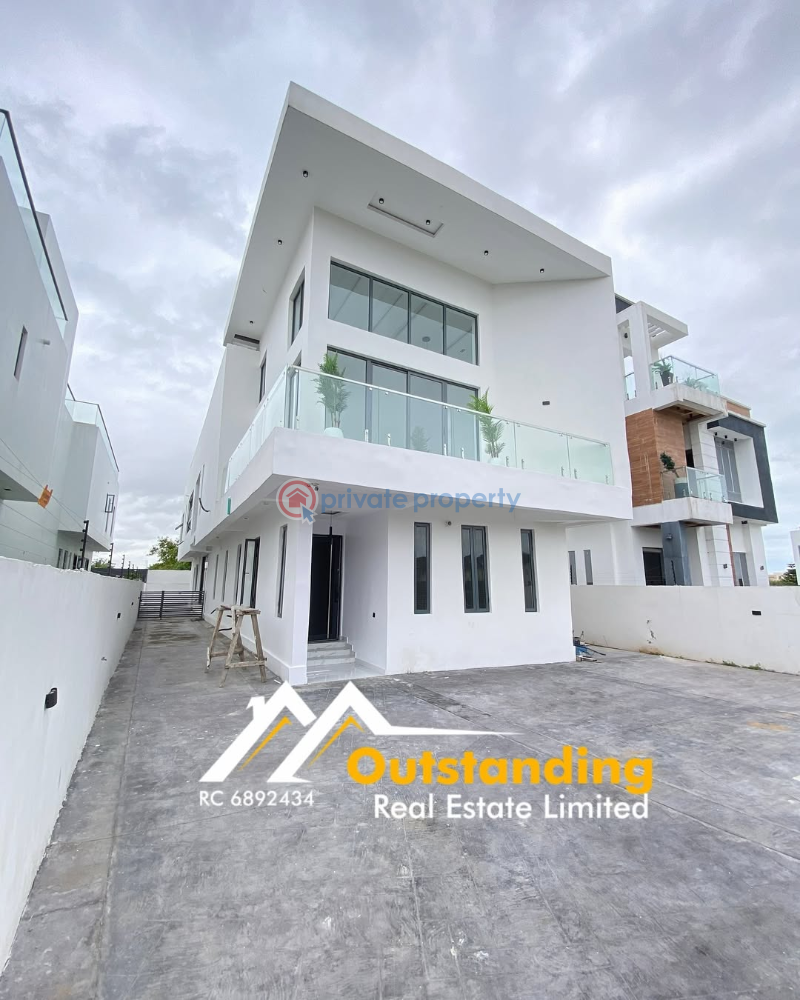 5 bedroom Detached Duplex For Sale Pinnock Beach Estate Osapa Lekki Lagos - 1