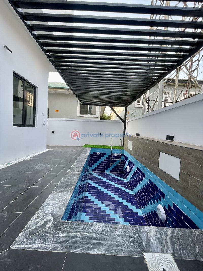 Luxury 5 bedroom fully detached home with cinema, gym, swimming pool and rooftop terrace - 3 5 bedroom Detached Duplex For Sale Idado Lekki Lagos - 3