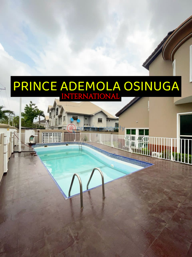 Luxury 5 bedroom fully detached house + bq+private swimming pool etc - 9 5 bedroom Detached Duplex For Rent Osborne 1 Osborne Foreshore Estate Ikoyi Lagos - 9