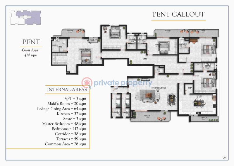 Luxury 5 bedroom maisonette penthouse in ikoyi - 410sqm - 36 months payments - 3 5 bedroom House For Sale Glover Road Ikoyi Lagos - 3