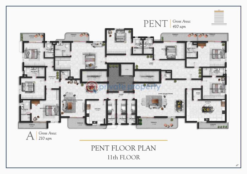 Luxury 5 bedroom maisonette penthouse in ikoyi - 410sqm - 36 months payments - 4 5 bedroom House For Sale Glover Road Ikoyi Lagos - 4