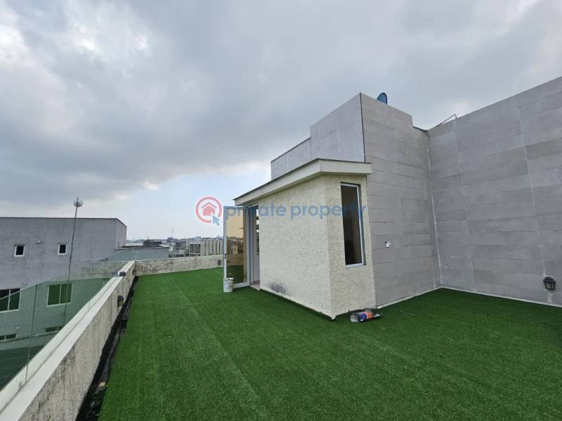 Luxury 5 bedroom semi detached duplex  with central swimming pool, gym and jetty - 3 5 bedroom Duplex For Sale Close To Banana Island Ikoyi Lagos - 3