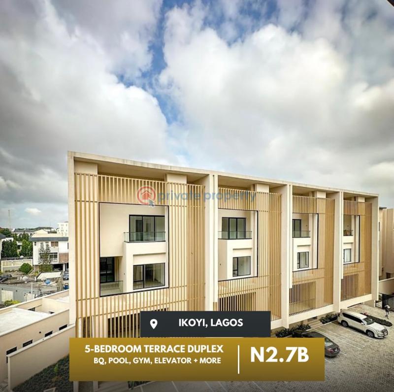 5 bedroom Terraced Duplex For Sale Old Ikoyi Lagos - 0