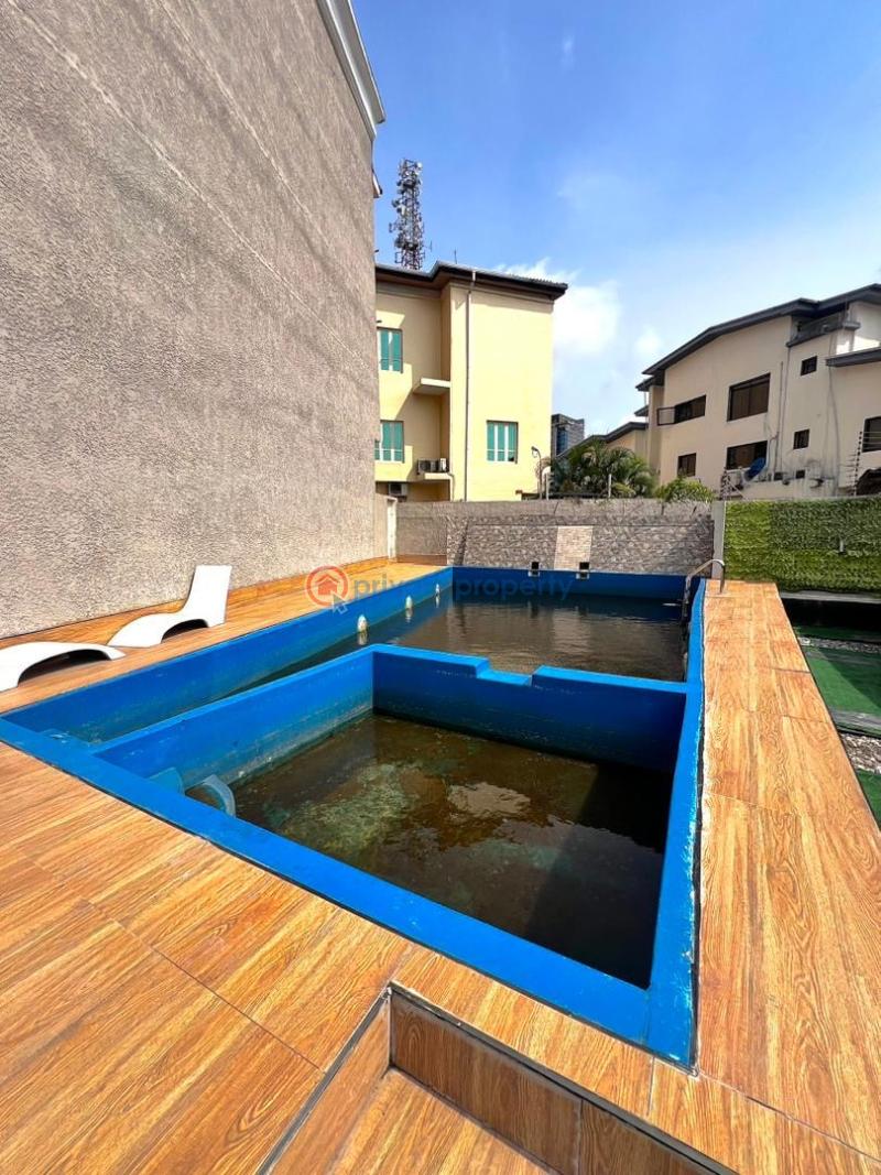 Luxury 5 bedroom terrace with bq, swimming pool, gym and an open lounge in ikoyi - 13 5 bedroom Terrace For Rent Parkview Estate Ikoyi Lagos - 13