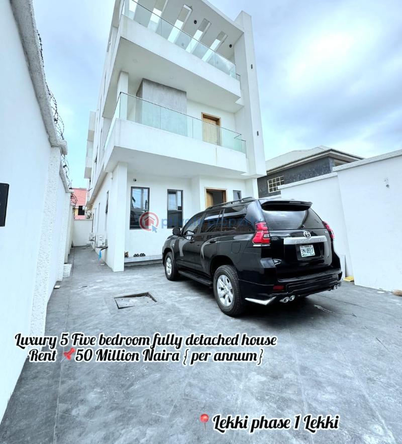 5 bedroom Detached Duplex For Rent Lekki Phase 1 Lagos - 0