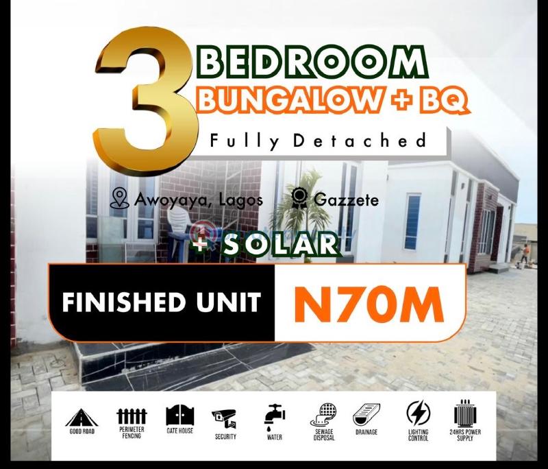 3 bedroom Bungalow For Sale Awoyaya Ajah Lagos - 0