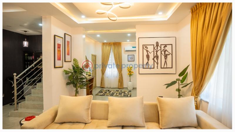 Luxury and tastefully furnished 4bedroom detached duplex - 1 4 bedroom Detached Duplex Short let Atlantic Layout Estate, Ajiwe, Abraham Adesanya Ajah Lagos - 1