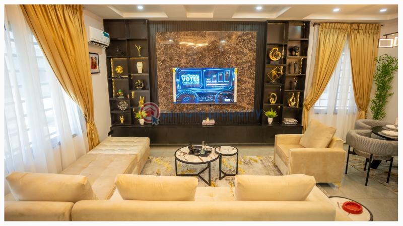 Luxury and tastefully furnished 4bedroom detached duplex - 18 4 bedroom Detached Duplex Short let Atlantic Layout Estate, Ajiwe, Abraham Adesanya Ajah Lagos - 18