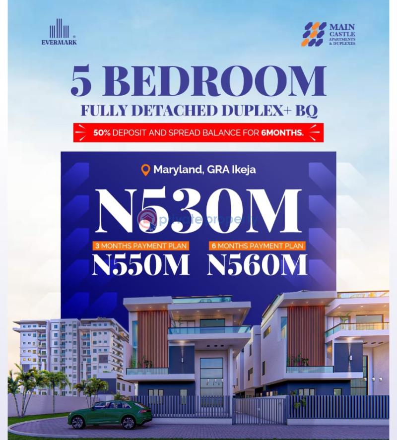 5 bedroom Duplex For Sale Maryland Mall Maryland Ikeja Lagos