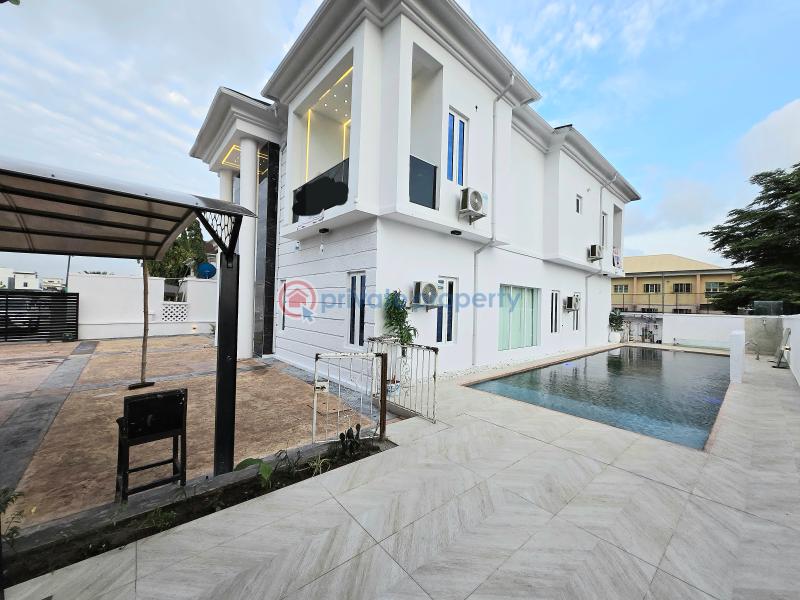 Luxury brand new 5 bedroom - 1 5 bedroom Detached Duplex For Sale Pinnock Beach Estate Osapa London Lekki Lagos - 1