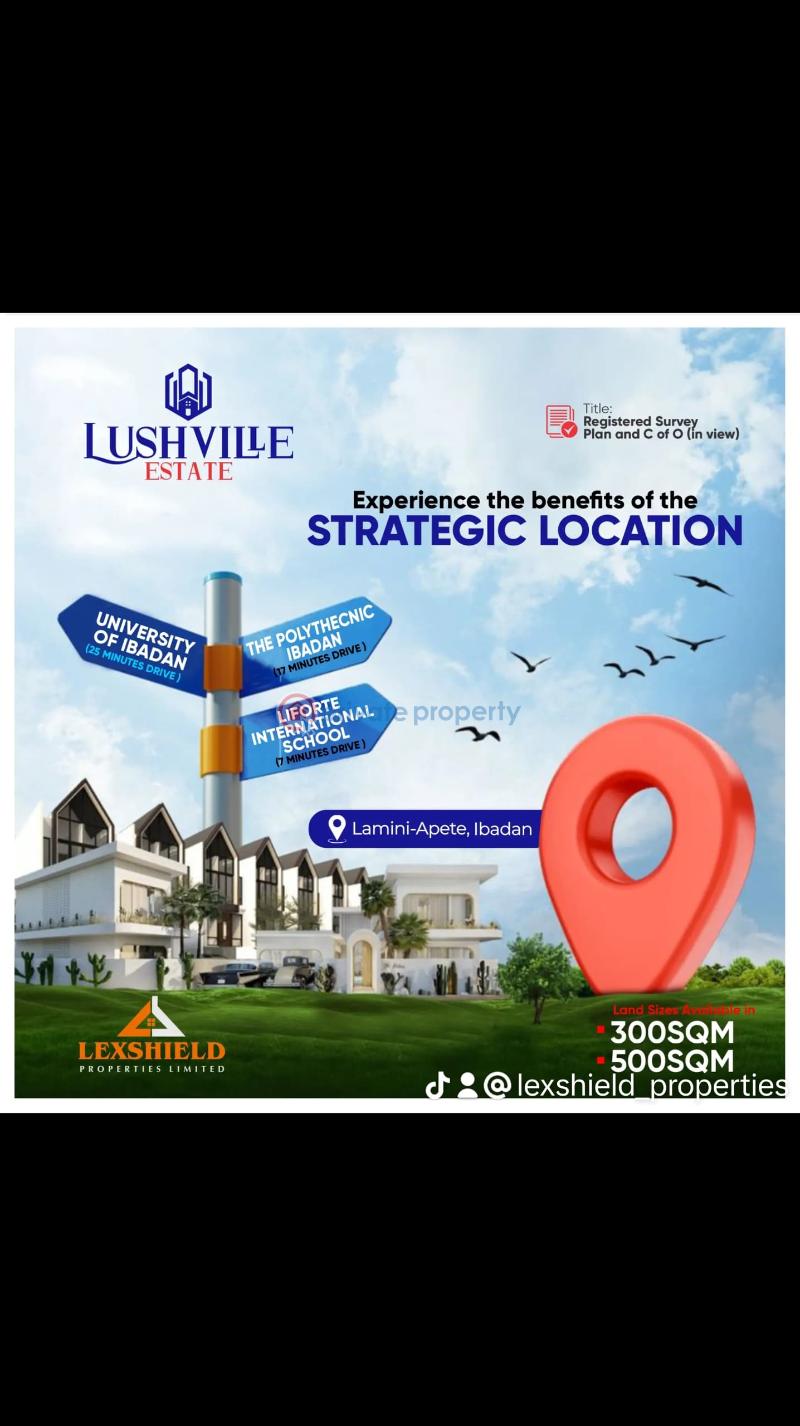 Residential Land For Sale Lushville Estate Lamini Apete 25 Minutes Drive From University Of Ibadan Ibadan Oyo - 5