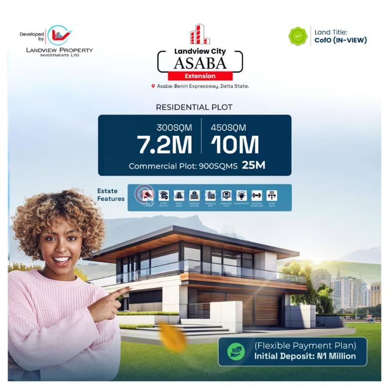 Residential Land For Sale Landview City Extension 10 Minutes Drive From Asaba Int'l Airport Asaba Benin Expressway Asaba Delta - 3