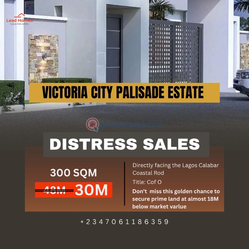 Residential Land For Sale Victoria City Palisade Estate Close To Lekki Scheme 2 Okun Ajah Lagos