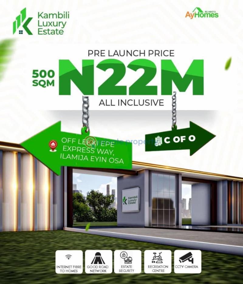 Residential Land For Sale Kambili Luxury Estate Ilamija Eyin Osa Close To Alaro City Ibeju-Lekki Lagos - 5