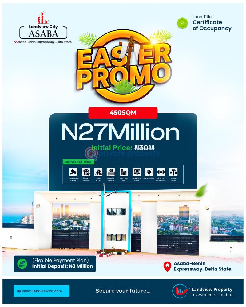 Residential Land For Sale Landview City Estate Phase 1 Asaba Benin Expressway 10 Minutes Drive From Asaba International Airport Asaba Delta - 8