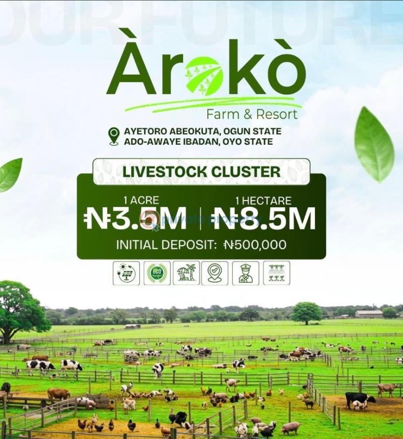 Commercial Land For Sale Aroko Farm And Resort Ibadan Oyo - 3