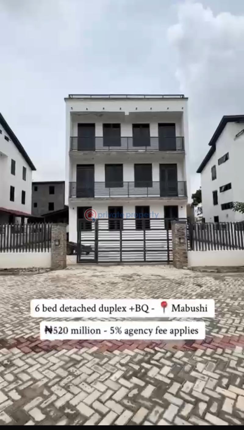 6 bedroom Detached Duplex For Sale Mabushi Abuja Phase 1  - 1