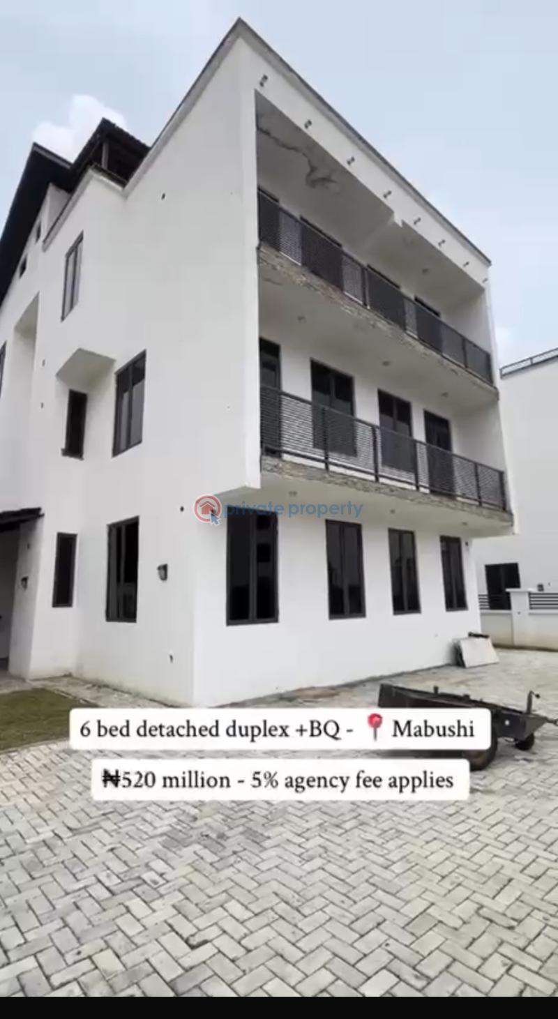 6 bedroom Detached Duplex For Sale Mabushi Abuja Phase 1  - 2