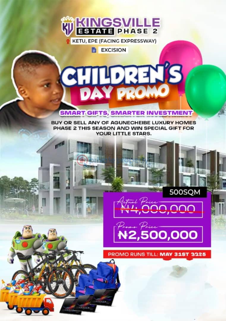 Residential Land For Sale Kingsville Estate Phase 2 Ketu Close To Food Security & Logistics Hub Epe Lagos