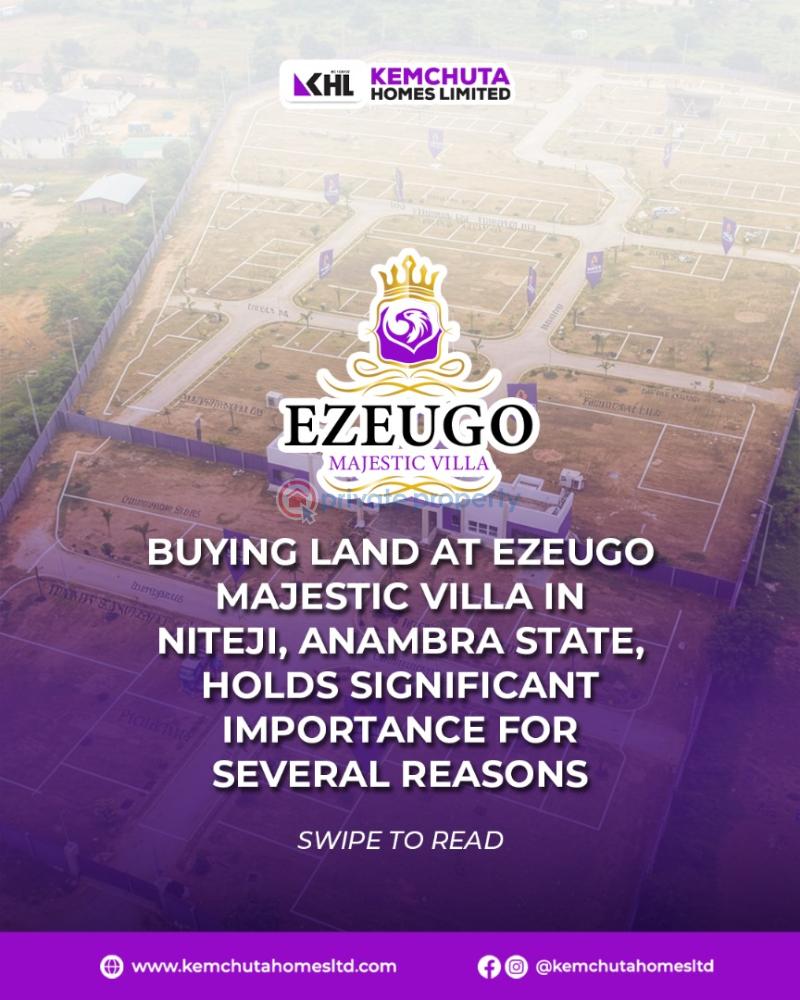 Mixed use Land For Sale Ezeugo Majestic Villa Airport Road Onocha Nteje Oyi Lga 20 Minutes From Gov't House Anambra Area  - 2