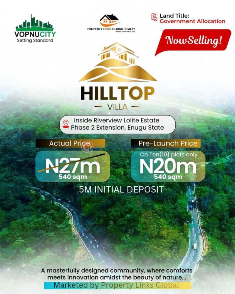 Residential Land For Sale Hilltop Villa Inside Riverview Lolite Estate Phase 2 Extension Port Harcourt/enugu Expressway Enugu Suburb Enugu Area  - 3