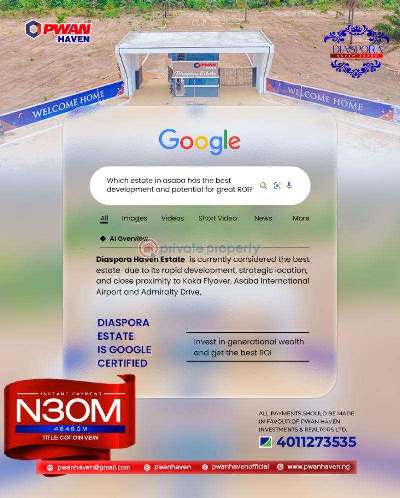 Residential Land For Sale No 3 Bozimo Crescent, Core Area Phase 3, Behind Macdon Fast Food Asaba Asaba Delta - 1