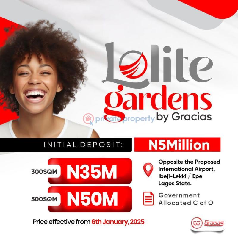 Residential Land For Sale Gracias Lolite Garden Aiyetoro Housing Scheme Lekki Epe Expressway Ibeju-Lekki Lagos