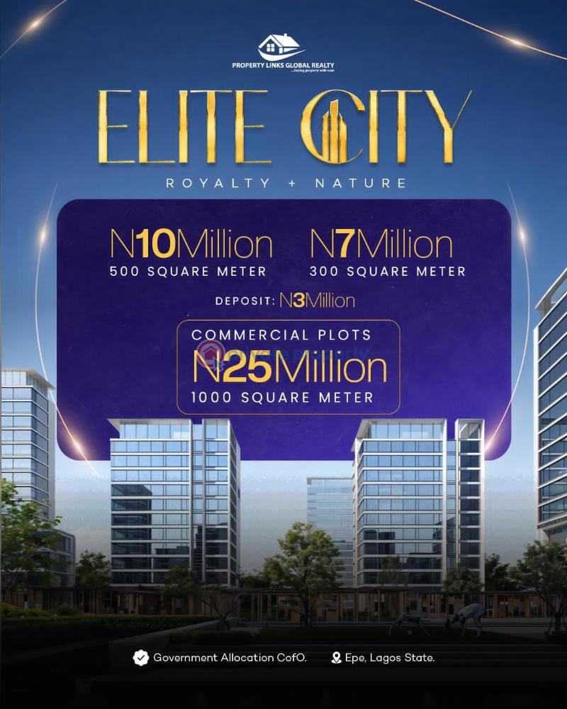 Commercial Land For Sale Elite City Estate Temu A Minute Drive From Epe Resort And Spa Epe Lagos - 1