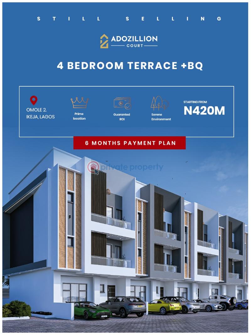 2 bedroom Block Of Flats For Sale Adozillion Apartments, Mainland, Kosofe Lga, Lagos Kosofe Kosofe/Ikosi Lagos - 1