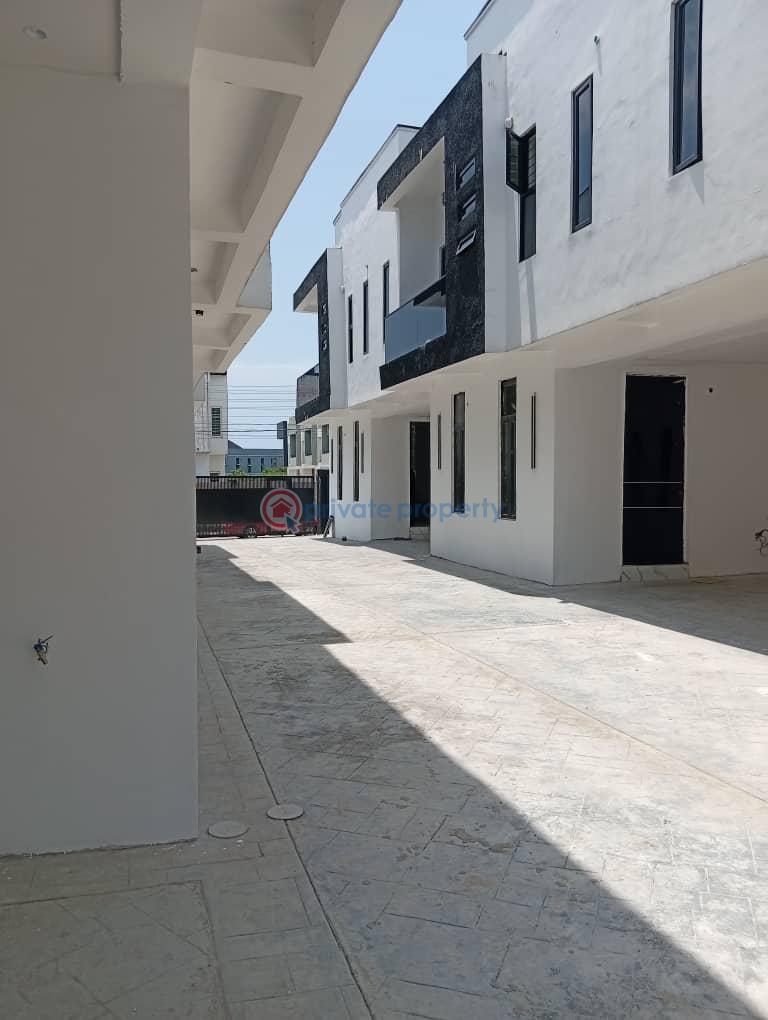4 bedroom Terraced Duplex For Rent Off General Paint Bus Stop Sangotedo Lagos - 1