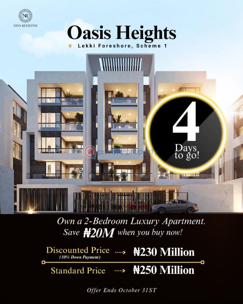 2 bedroom Block Of Flats For Sale Oasis Height Lekki Phase 1 Lekki Phase 1 Lagos - 0