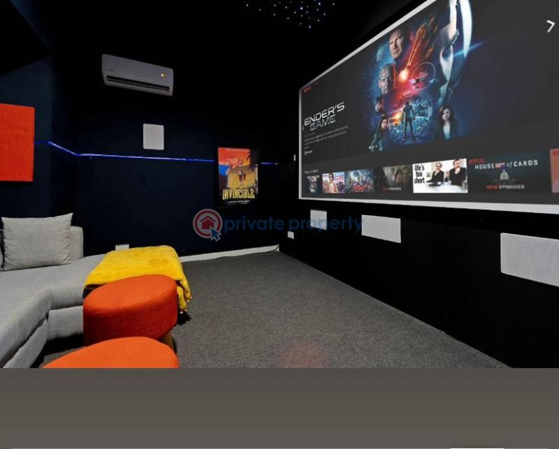 Luxury one bedroom apartment with cinema - 6 1 bedroom Self Contain Short let Chevron Drive Lekki Lagos - 6