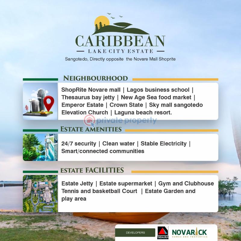 Land For Sale Very Close To Novaire Mall Shoprite And Lagos Business School. Sangotedo Ajah Lagos - 3